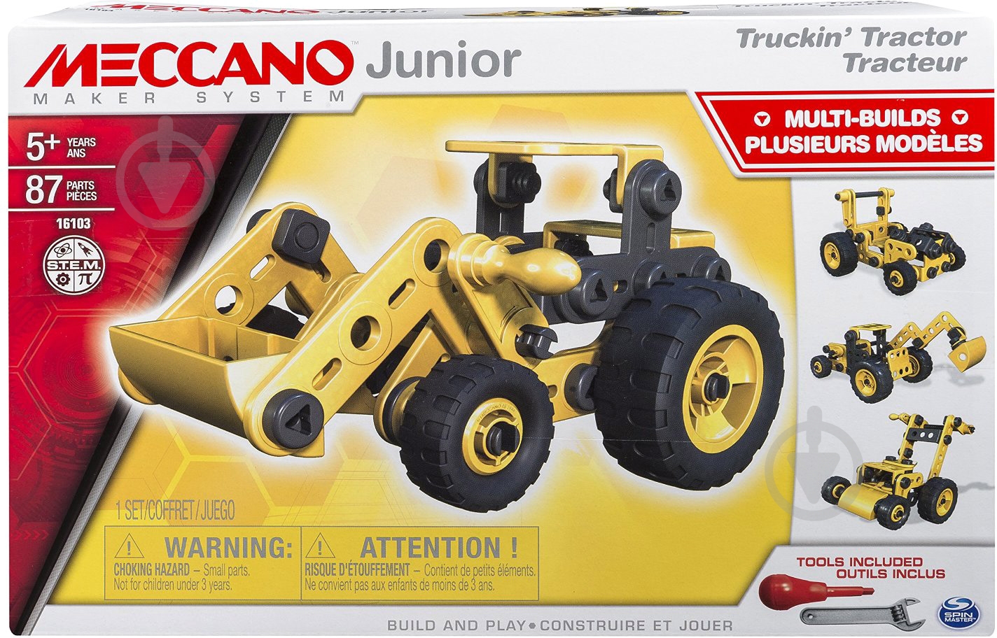 Конструктор Meccano Junior Трактор 6027019 - фото 5