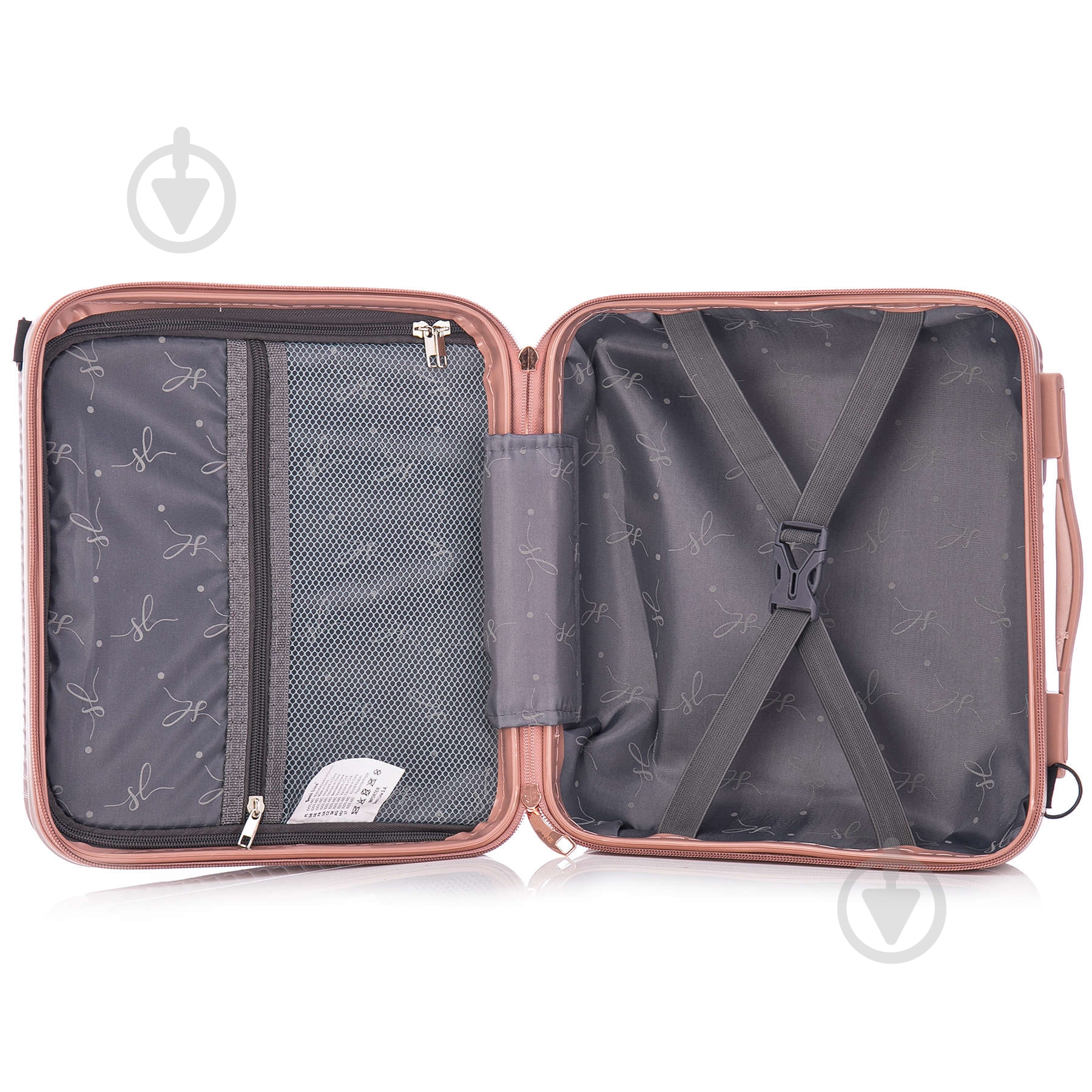 Б'юті-кейс SEMI LINE T5664-2 16 л золотисто-рожевий 16 л Rose (T5664-2) - фото 3 Б'юті-кейс SEMI LINE T5664-2 16 л золотисто-рожевий 16 л Rose (T5664-2) - фото 3