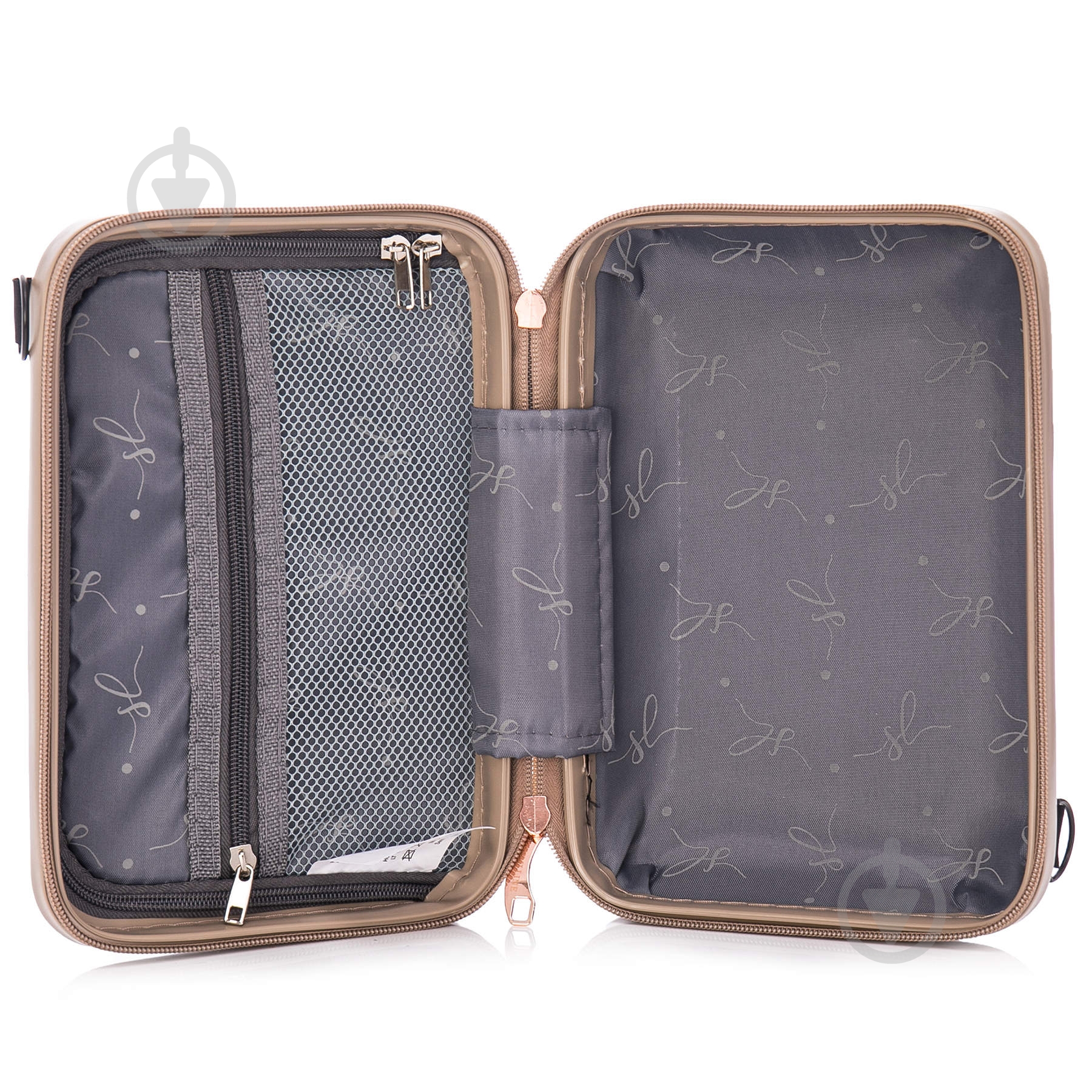 Б'юті-кейс SEMI LINE T5666-1 4,5 л шампанське 4,5 л (T5666-1) - фото 2 Б'юті-кейс SEMI LINE T5666-1 4,5 л шампанське 4,5 л (T5666-1) - фото 2