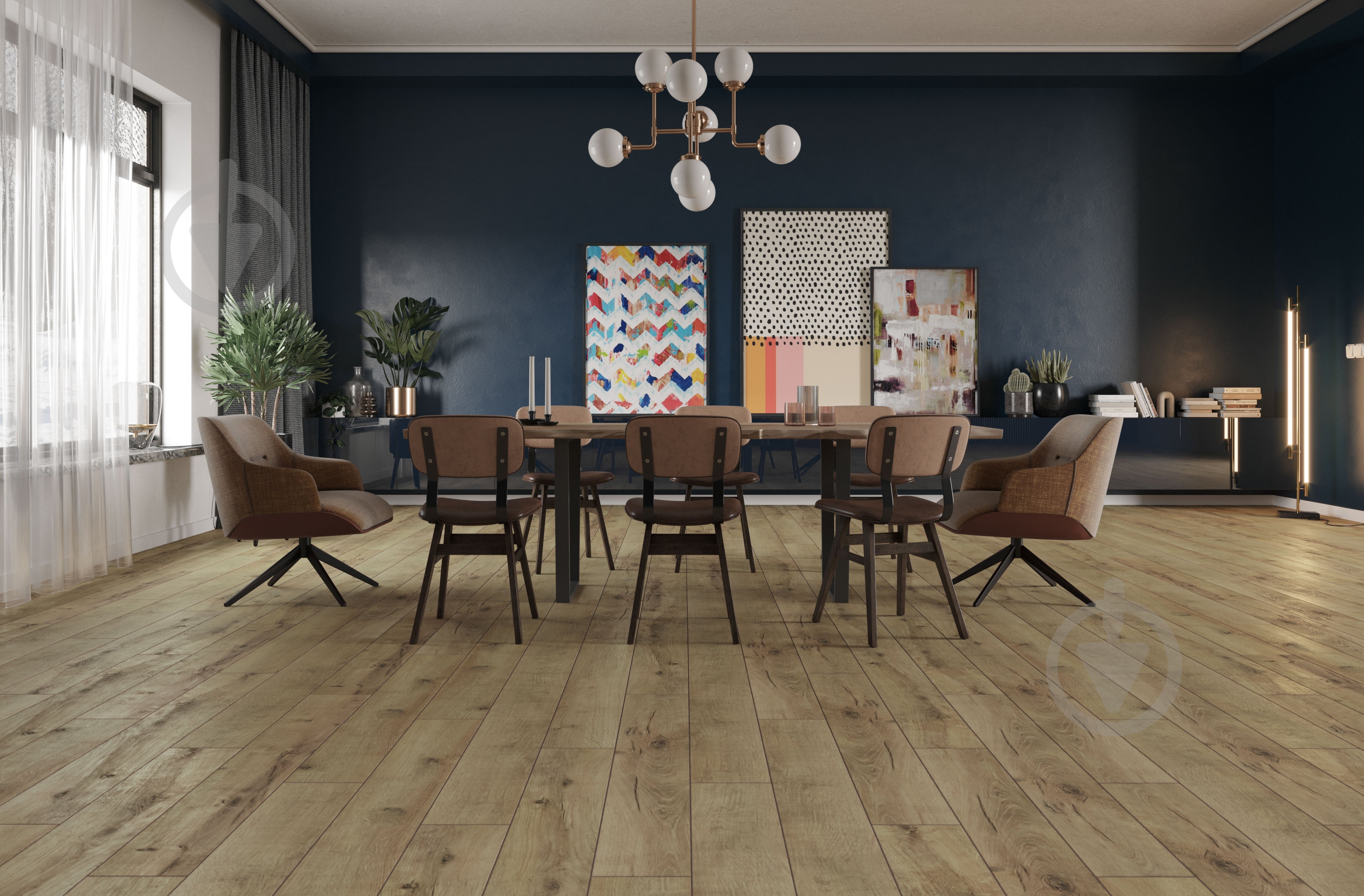 Ламінат водостійкий Classen Casa Prima 4V WR дуб хорслі 32/АС5 7 мм (62907) - фото 2