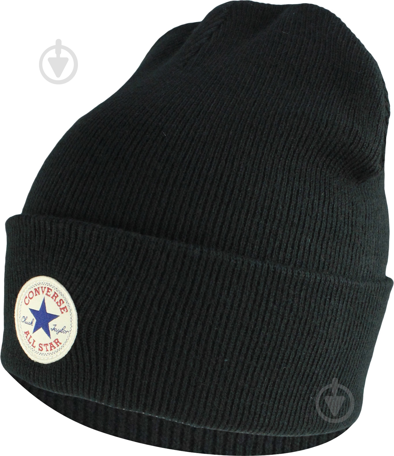Шапка Converse Tall Cuff Watchcap Knit CON588-JXX р.one size черный - фото 1 Шапка Converse Tall Cuff Watchcap Knit CON588-JXX р.one size черный - фото 1