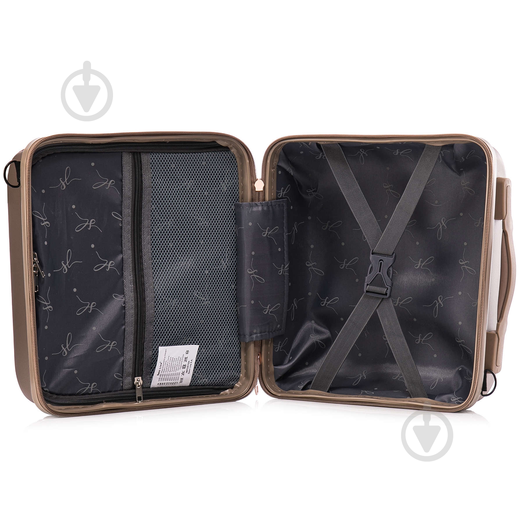 Б'юті-кейс SEMI LINE T5668-1 16 л шампань 16 л (T5668-1) - фото 4 Б'юті-кейс SEMI LINE T5668-1 16 л шампань 16 л (T5668-1) - фото 4