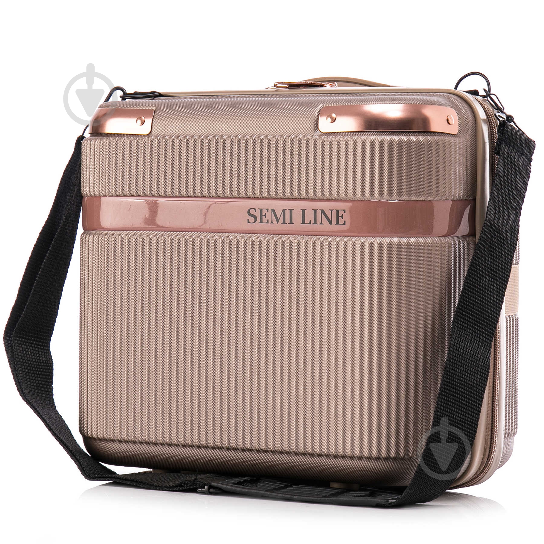 Б'юті-кейс SEMI LINE T5668-1 16 л шампань 16 л (T5668-1) - фото 1 Б'юті-кейс SEMI LINE T5668-1 16 л шампань 16 л (T5668-1) - фото 1