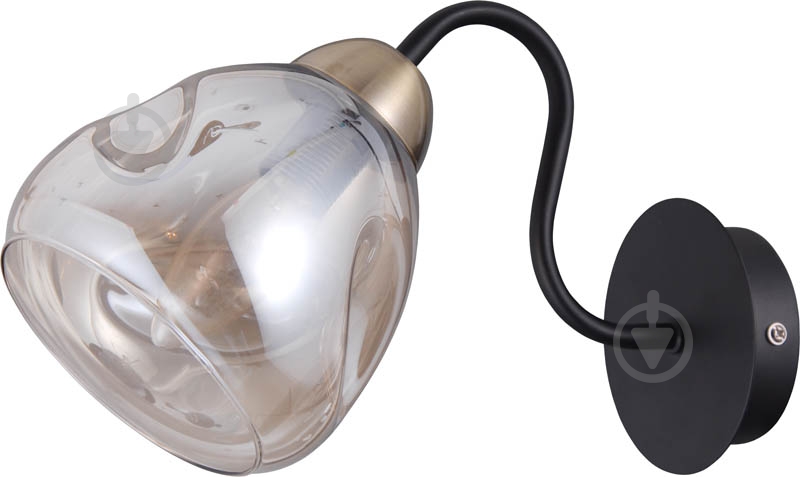Бра Victoria Lighting Carat/AP1 1x40 Вт E14 черный - фото 1