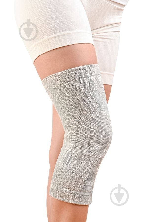 Бандаж на колінний суглоб Алком 3022 р. 4 сірий - фото 1 Бандаж на колінний суглоб Алком 3022 р. 4 сірий - фото 1