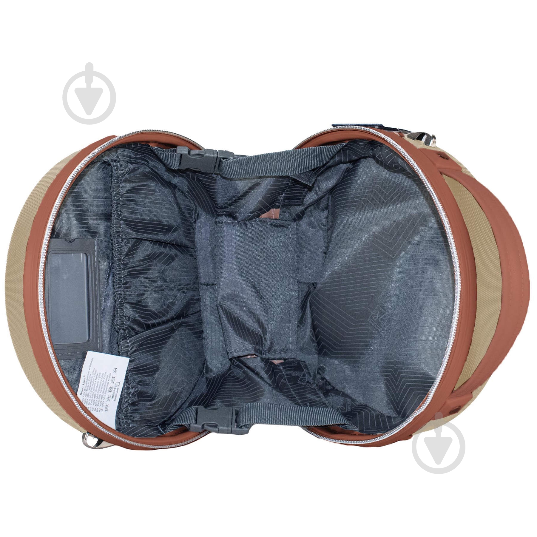 Б'юті-кейс SEMI LINE T5670-1 5 л бежево-коричневий 5 л Ecru/Brown (T5670-1) - фото 6 Б'юті-кейс SEMI LINE T5670-1 5 л бежево-коричневий 5 л Ecru/Brown (T5670-1) - фото 6