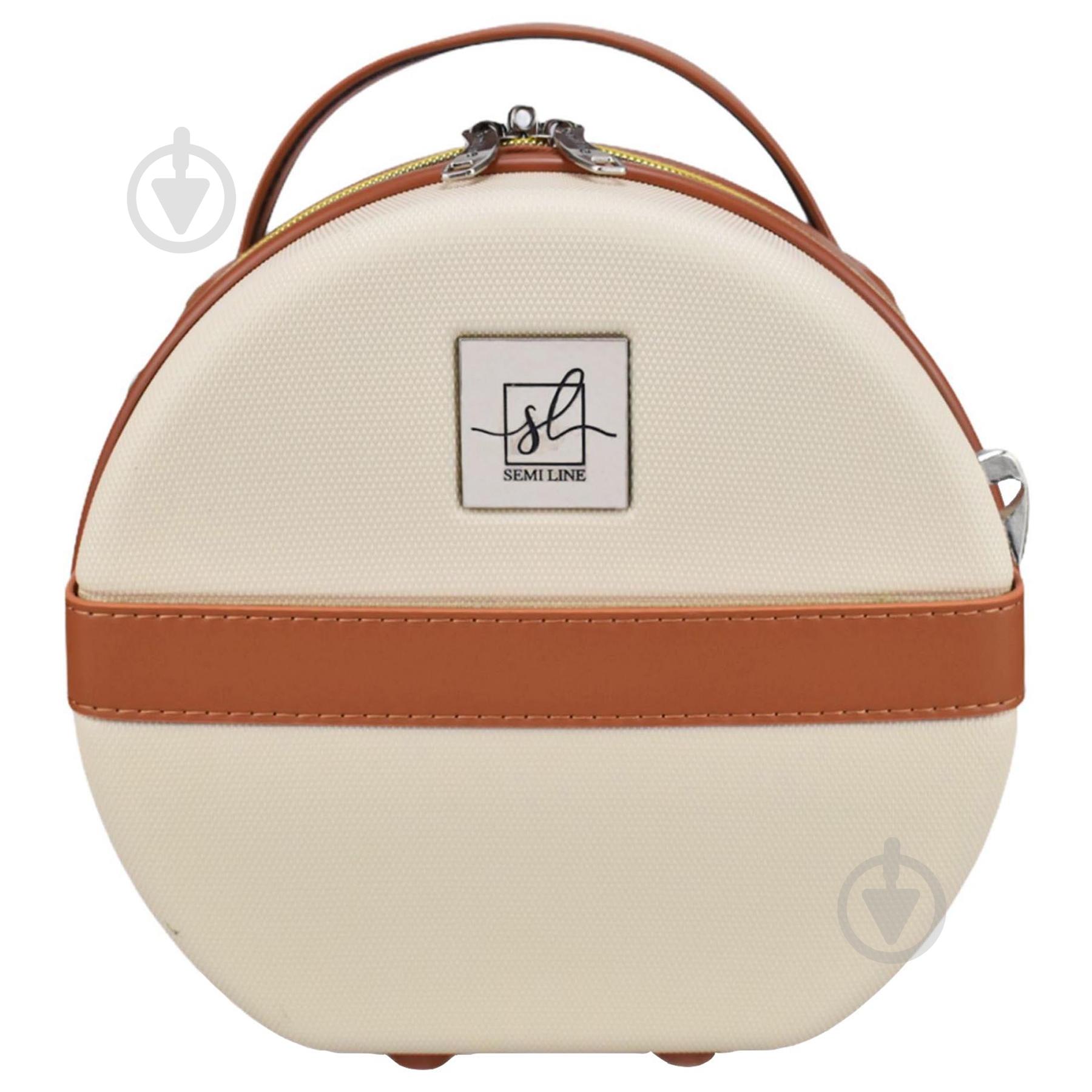 Б'юті-кейс SEMI LINE T5670-1 5 л бежево-коричневий 5 л Ecru/Brown (T5670-1) - фото 5 Б'юті-кейс SEMI LINE T5670-1 5 л бежево-коричневий 5 л Ecru/Brown (T5670-1) - фото 5
