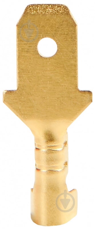 Наконечник АСКО-УКРЕМ без ізоляції розрізні (тато) DJ611 - 6,3 (100 шт.) золотий A0060170019 - фото 2 Наконечник АСКО-УКРЕМ без ізоляції розрізні (тато) DJ611 - 6,3 (100 шт.) золотий A0060170019 - фото 2