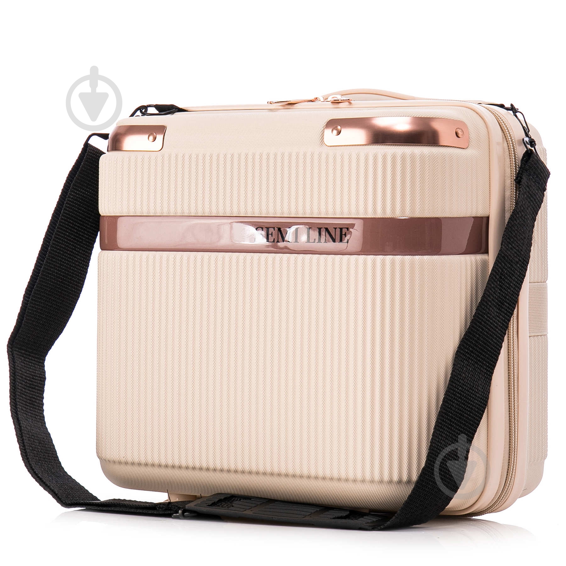 Б'юті-кейс SEMI LINE T5669-1 16 л екрю 16 л Ecru (T5669-1) - фото 1