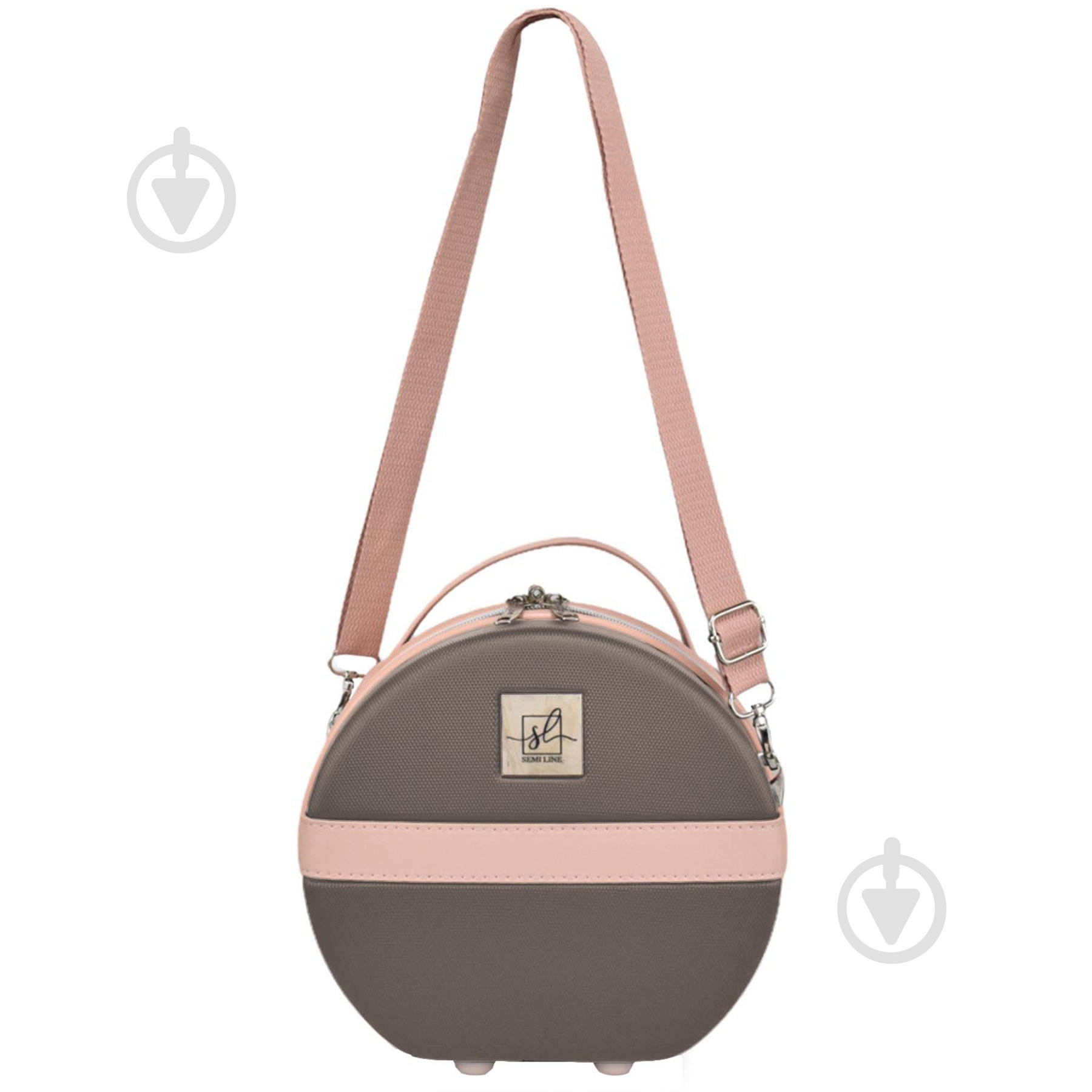 Б'юті-кейс SEMI LINE T5673-1 5 л коричнево-рожевий 5 л Brown/Pink Cream (T5673-1) - фото 5 Б'юті-кейс SEMI LINE T5673-1 5 л коричнево-рожевий 5 л Brown/Pink Cream (T5673-1) - фото 5