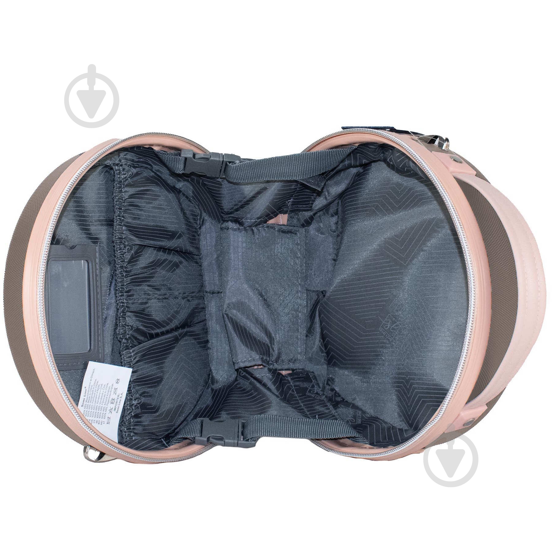 Б'юті-кейс SEMI LINE T5673-1 5 л коричнево-рожевий 5 л Brown/Pink Cream (T5673-1) - фото 4 Б'юті-кейс SEMI LINE T5673-1 5 л коричнево-рожевий 5 л Brown/Pink Cream (T5673-1) - фото 4