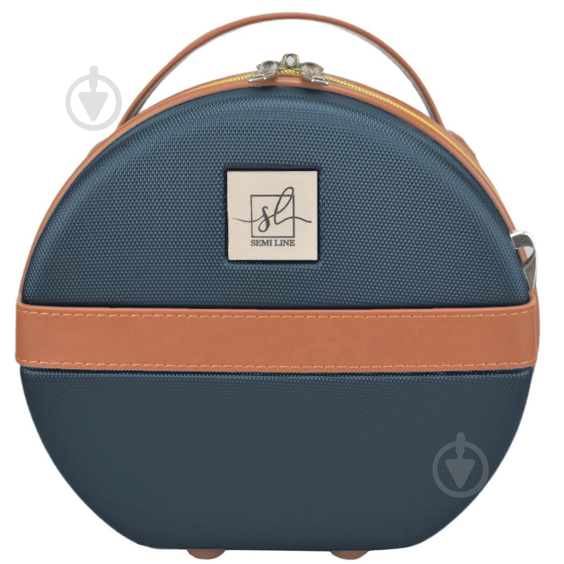 Б'юті-кейс SEMI LINE T5672-1 5 л коричневий із синім 5 л B лue/Brown (T5672-1) - фото 2 Б'юті-кейс SEMI LINE T5672-1 5 л коричневий із синім 5 л B лue/Brown (T5672-1) - фото 2