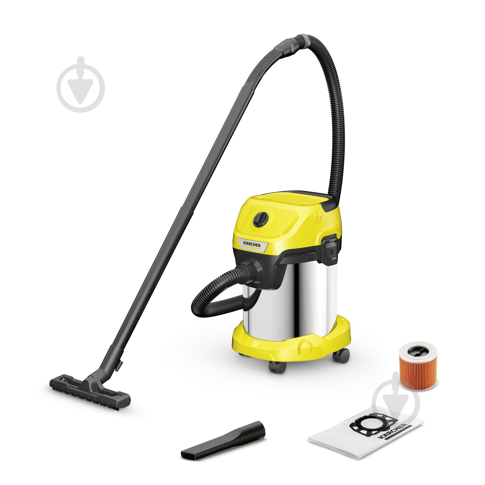 Пилосос Karcher WD 3 S V-17/4/20 + фільтр-мішки 9.612-079.0 - фото 1