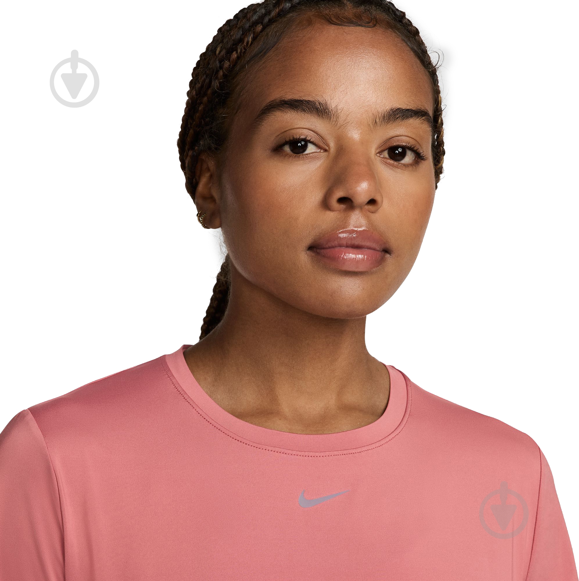 Футболка Nike NK ONE CLASSIC DF SS TOP FN2798-634 р.L рожевий - фото 3 Футболка Nike NK ONE CLASSIC DF SS TOP FN2798-634 р.L рожевий - фото 3