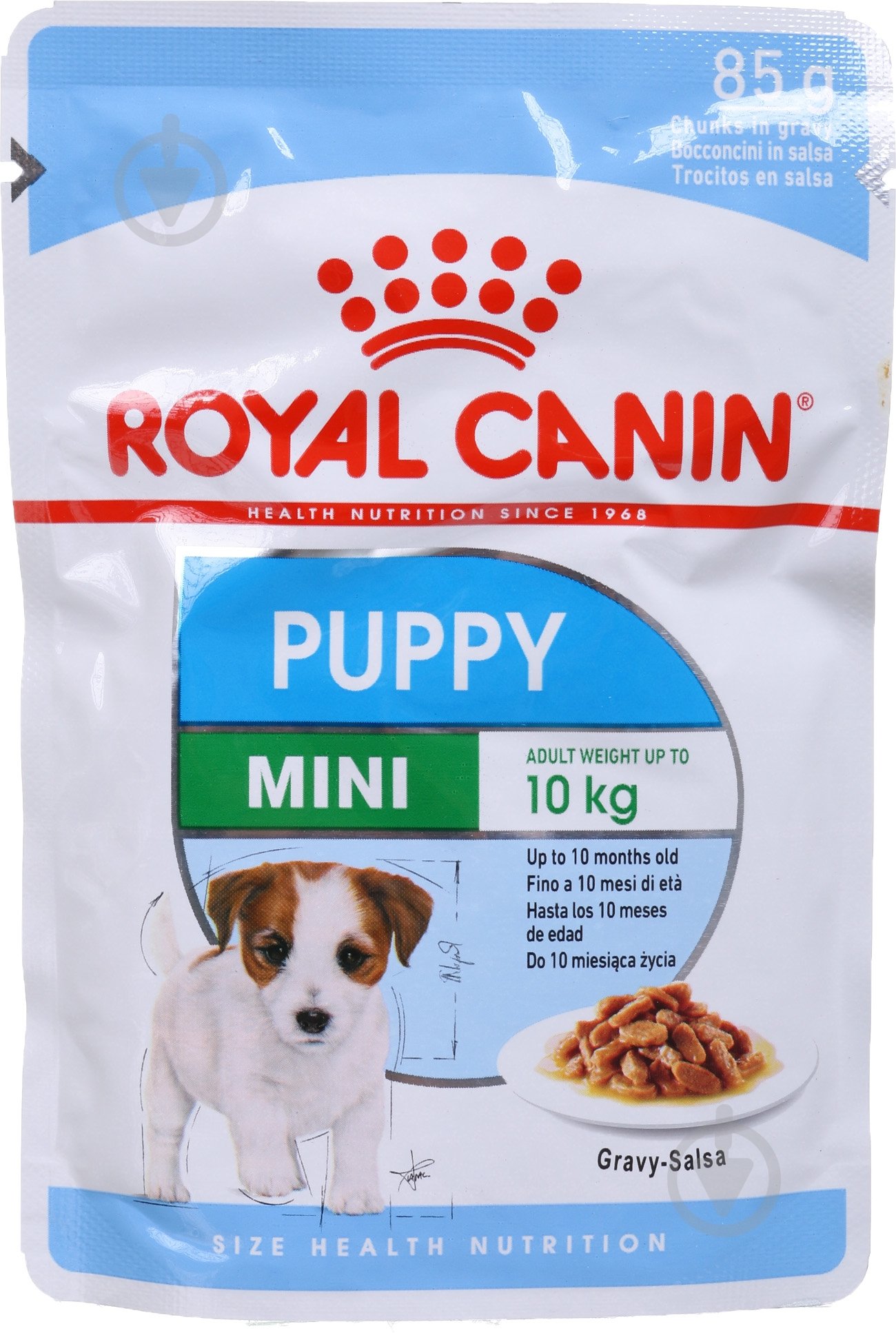 Корм вологий для цуценят для малих порід Royal Canin Mini Puppy 6х85 г 85 г - фото 2 Корм вологий для цуценят для малих порід Royal Canin Mini Puppy 6х85 г 85 г - фото 2