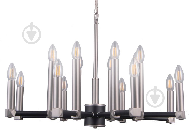 Люстра Victoria Lighting Candle SP16 10x40 Вт E14 сатин - фото 1