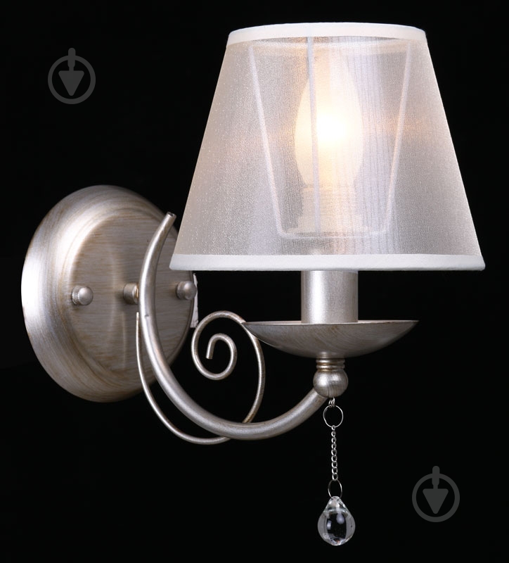 Бра Victoria Lighting Carla/AP1 1x40 Вт E14 серый - фото 2