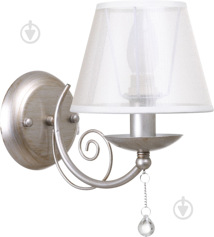 Бра Victoria Lighting Carla/AP1 1x40 Вт E14 серый - фото 1