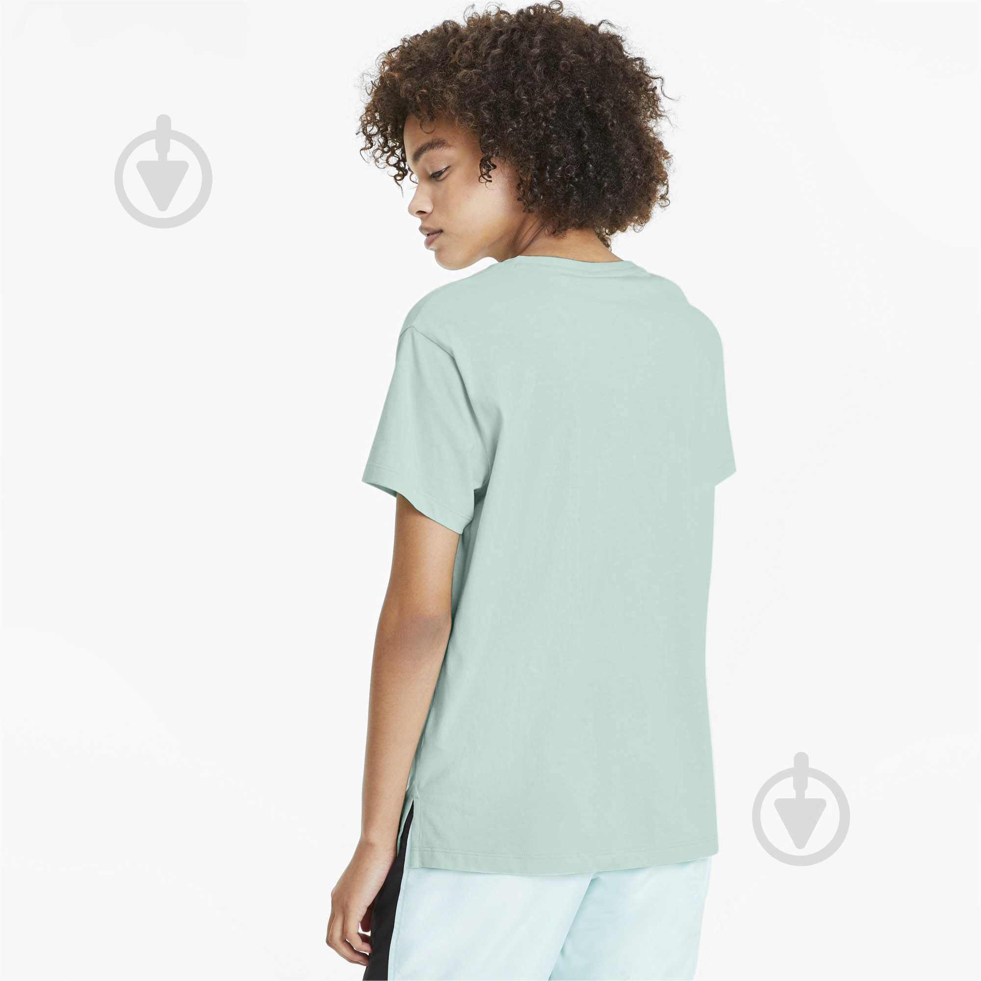Футболка Puma Classics Logo Tee 59551494 р.XS зелений - фото 4