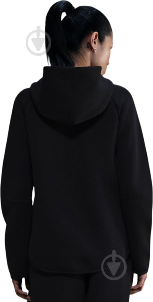 Джемпер Nike W NSW TCH FLC WR FZ HDY 2 HV6747-010 р.L чорний - фото 3 Джемпер Nike W NSW TCH FLC WR FZ HDY 2 HV6747-010 р.L чорний - фото 3