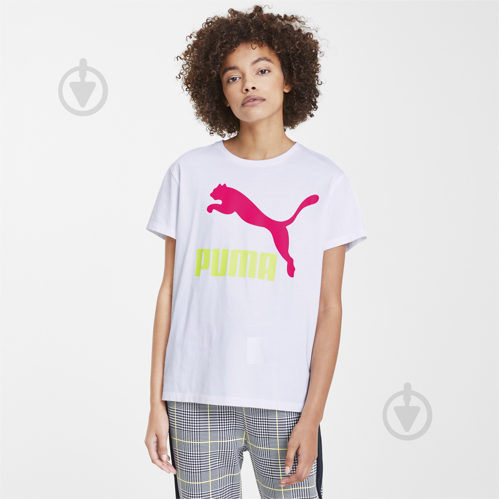 Футболка Puma Classics Logo Tee 59551497 р.XS белый - фото 1 Футболка Puma Classics Logo Tee 59551497 р.XS белый - фото 1