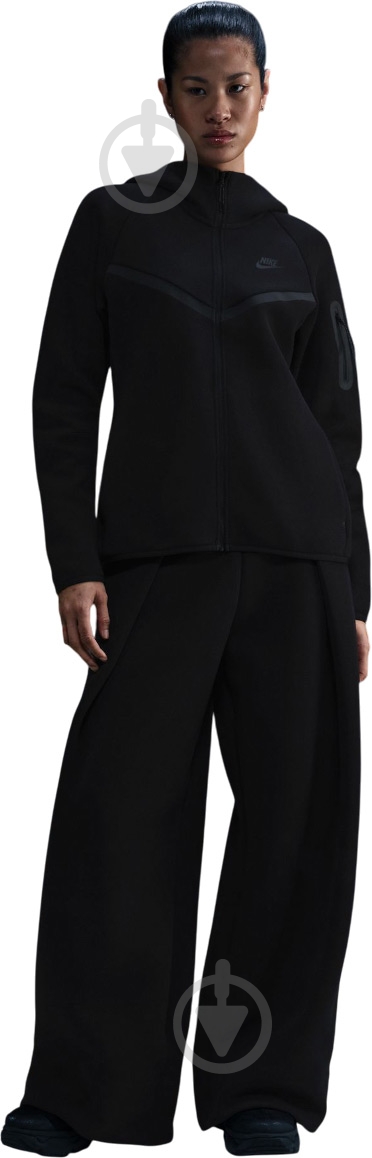 Джемпер Nike W NSW TCH FLC WR FZ HDY 2 HV6747-010 р.XL черный - фото 2 Джемпер Nike W NSW TCH FLC WR FZ HDY 2 HV6747-010 р.XL черный - фото 2