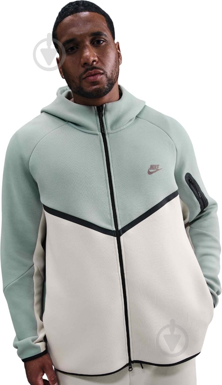 Джемпер Nike M NK TCH FLC FZ WR Hoodie HV0949-020 р.2XL разноцветный - фото 6 Джемпер Nike M NK TCH FLC FZ WR Hoodie HV0949-020 р.2XL разноцветный - фото 6