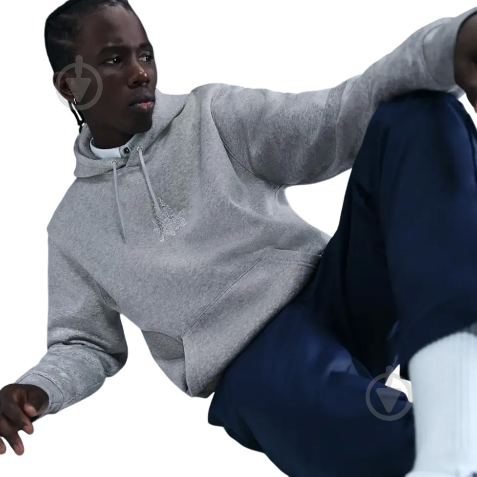 Джемпер Nike M NK Club BB HDY Run Reissue HV1216-063 р.2XL сірий - фото 4 Джемпер Nike M NK Club BB HDY Run Reissue HV1216-063 р.2XL сірий - фото 4