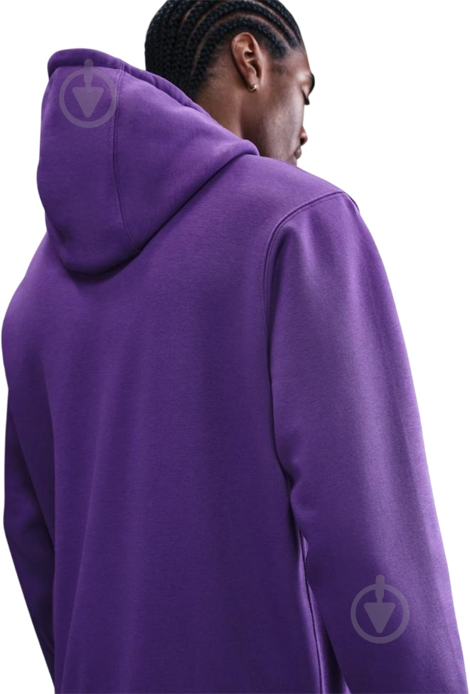 Джемпер Nike M NK Club BB PO Hoodie FN3859-507 р.2XL фіолетовий - фото 2 Джемпер Nike M NK Club BB PO Hoodie FN3859-507 р.2XL фіолетовий - фото 2