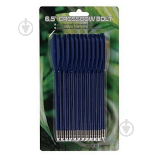 Стріла для пістолетного арбалета Man Kung MK-PL-BL, пластик, к:синій - фото 1