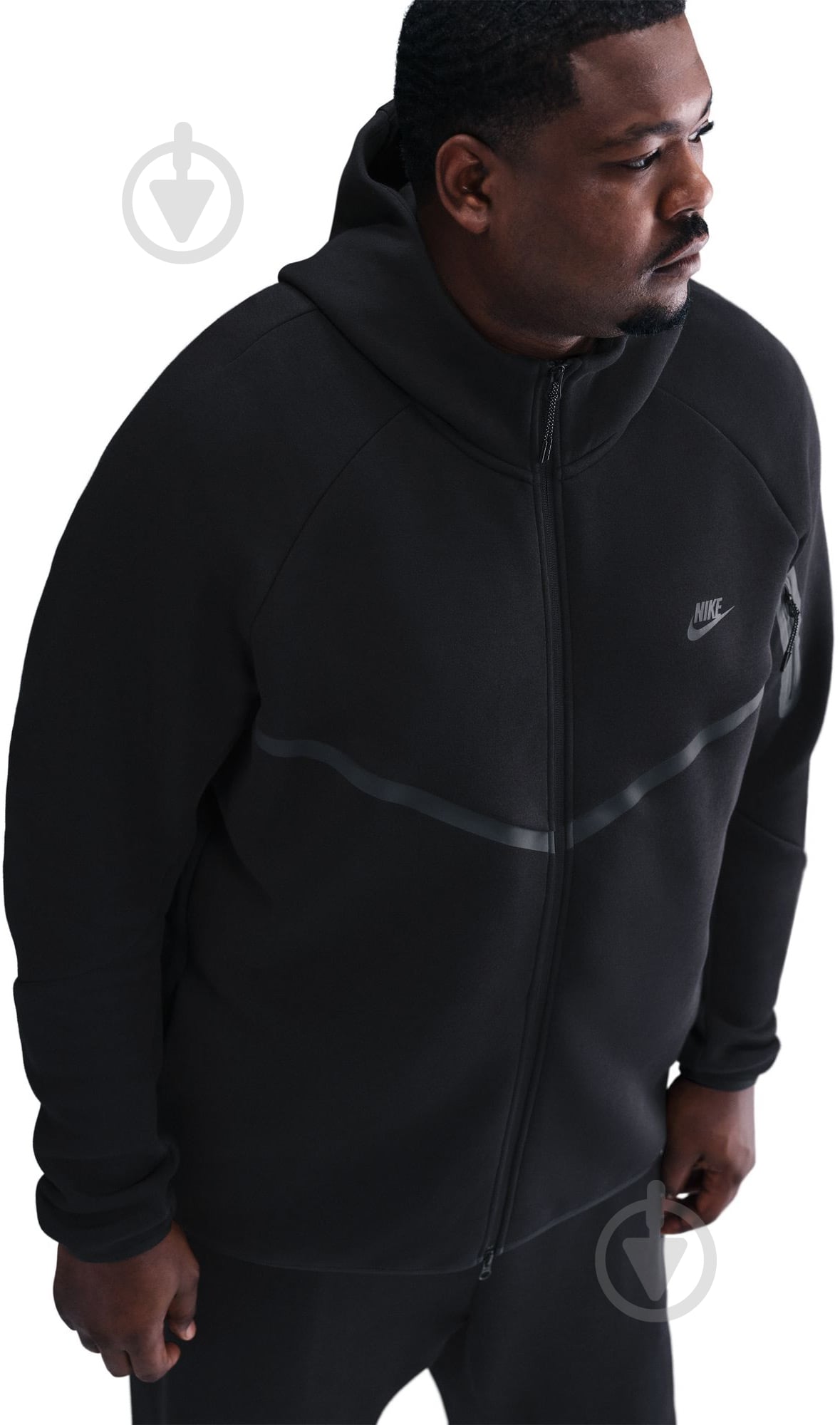 ᐉ Джемпер Nike M NK TCH FLC FZ WR Hoodie HV0949-010 р.2XL чорний