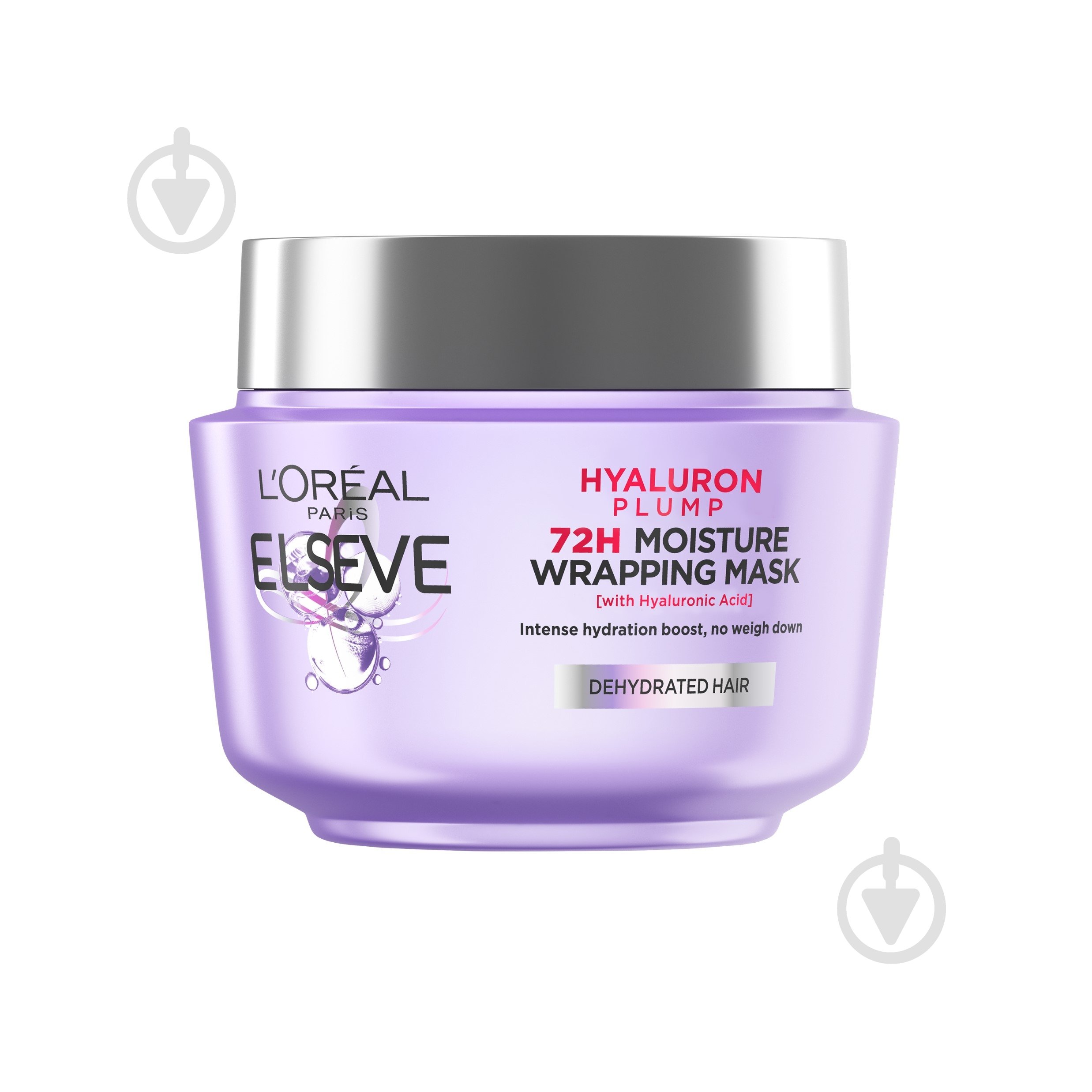 Маска Elseve Hyaluron Plump для волос, нуждающихся в увлажнении и объеме 300 мл - фото 1