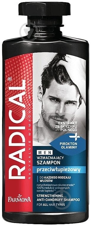 Шампунь Radical MEN зміцнювальний від лупи 400 мл - фото 1