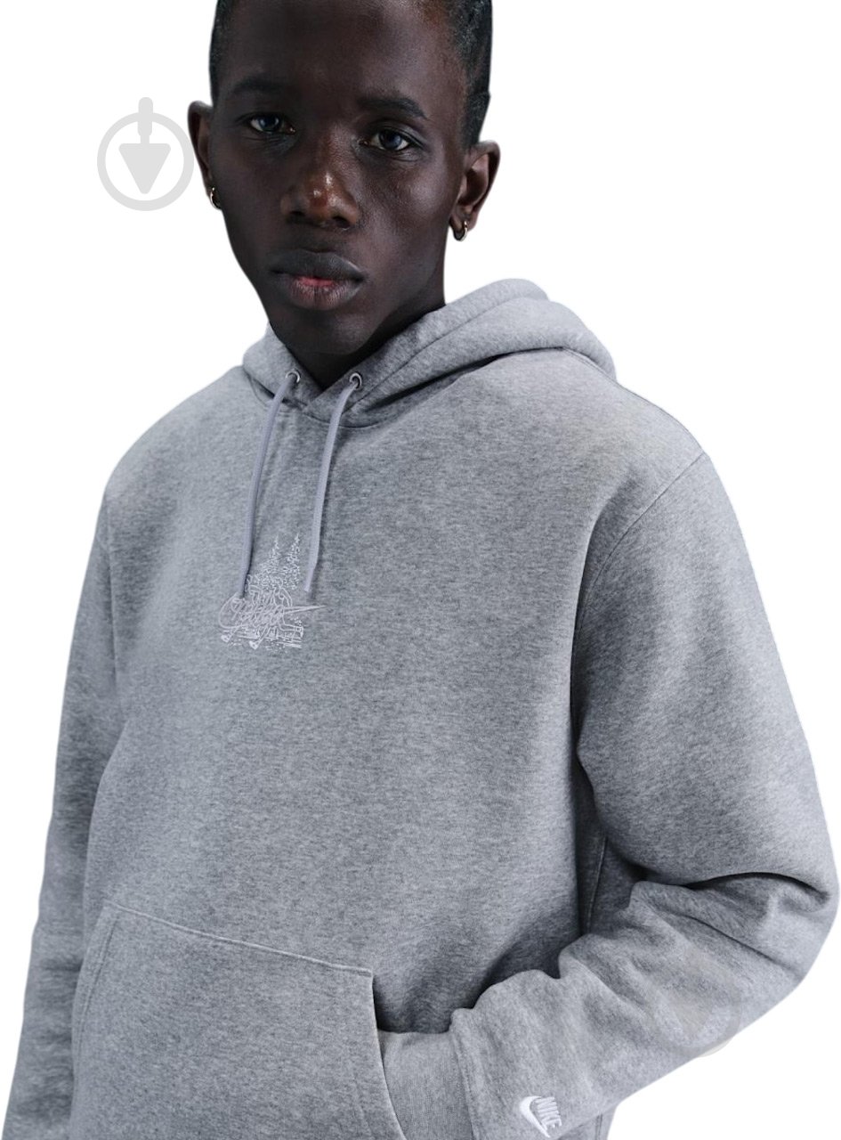 Джемпер Nike M NK Club BB HDY Run Reissue HV1216-063 р.L сірий - фото 1 Джемпер Nike M NK Club BB HDY Run Reissue HV1216-063 р.L сірий - фото 1