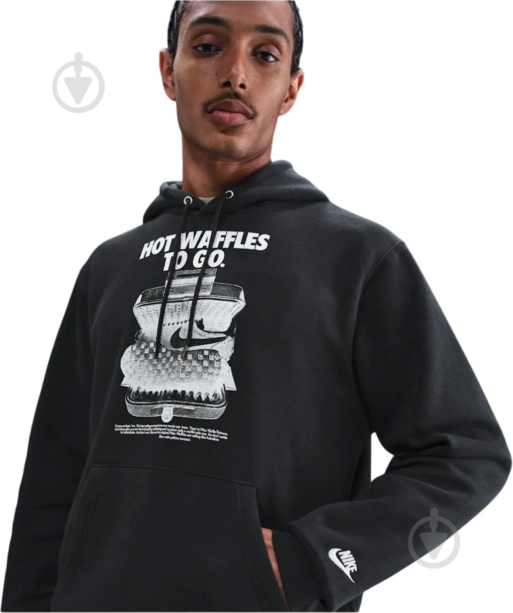 Джемпер Nike M NK Club BB GX Hoodie Reissue HV0852-010 р.L чорний - фото 2 Джемпер Nike M NK Club BB GX Hoodie Reissue HV0852-010 р.L чорний - фото 2