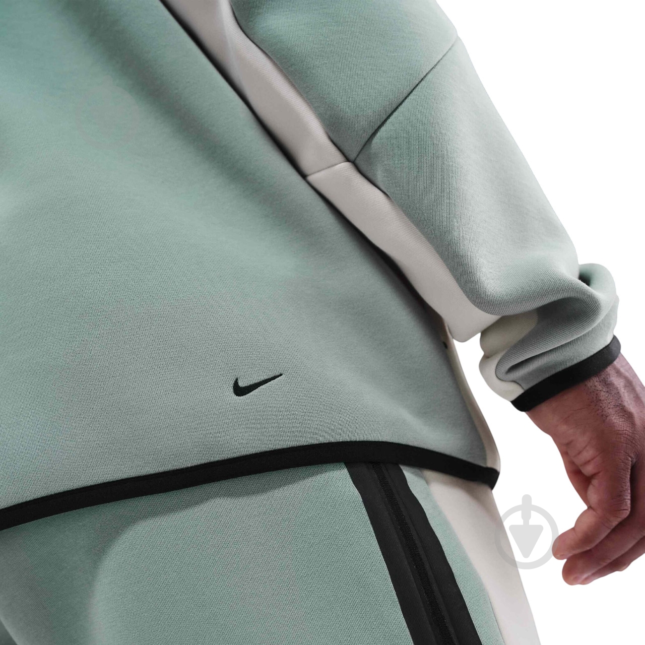 Джемпер Nike M NK TCH FLC FZ WR Hoodie HV0949-020 р.M разноцветный - фото 9