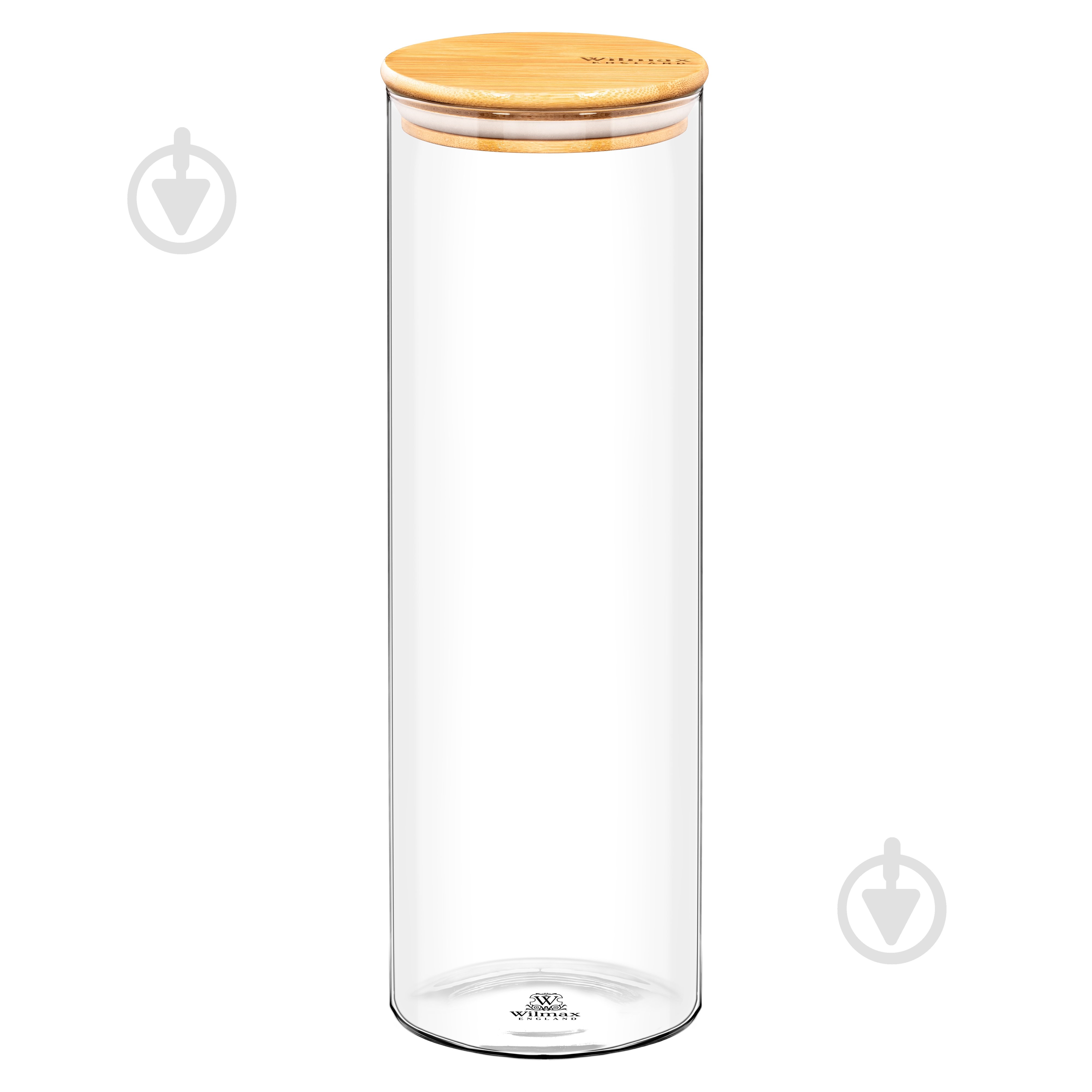 Банка для сипучих Wilmax з бамбуковою кришкою 2 л Thermo WL-888510/A - фото 1