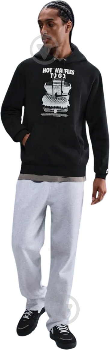 Джемпер Nike M NK Club BB GX Hoodie Reissue HV0852-010 р.S чорний - фото 5 Джемпер Nike M NK Club BB GX Hoodie Reissue HV0852-010 р.S чорний - фото 5