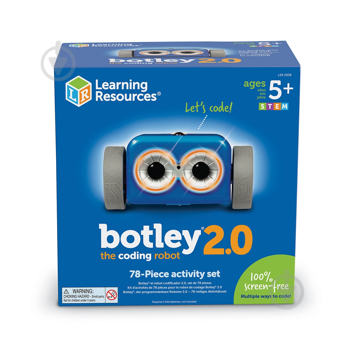 Интерактивный робот Learning Resources STEM-набор Botley® 2.0 LER2938 - фото 1