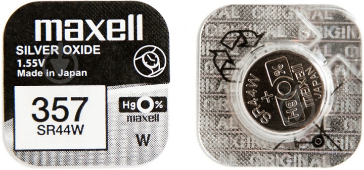 Батарейка Maxell SR44 1 шт. (18288500) - фото 1 Батарейка Maxell SR44 1 шт. (18288500) - фото 1