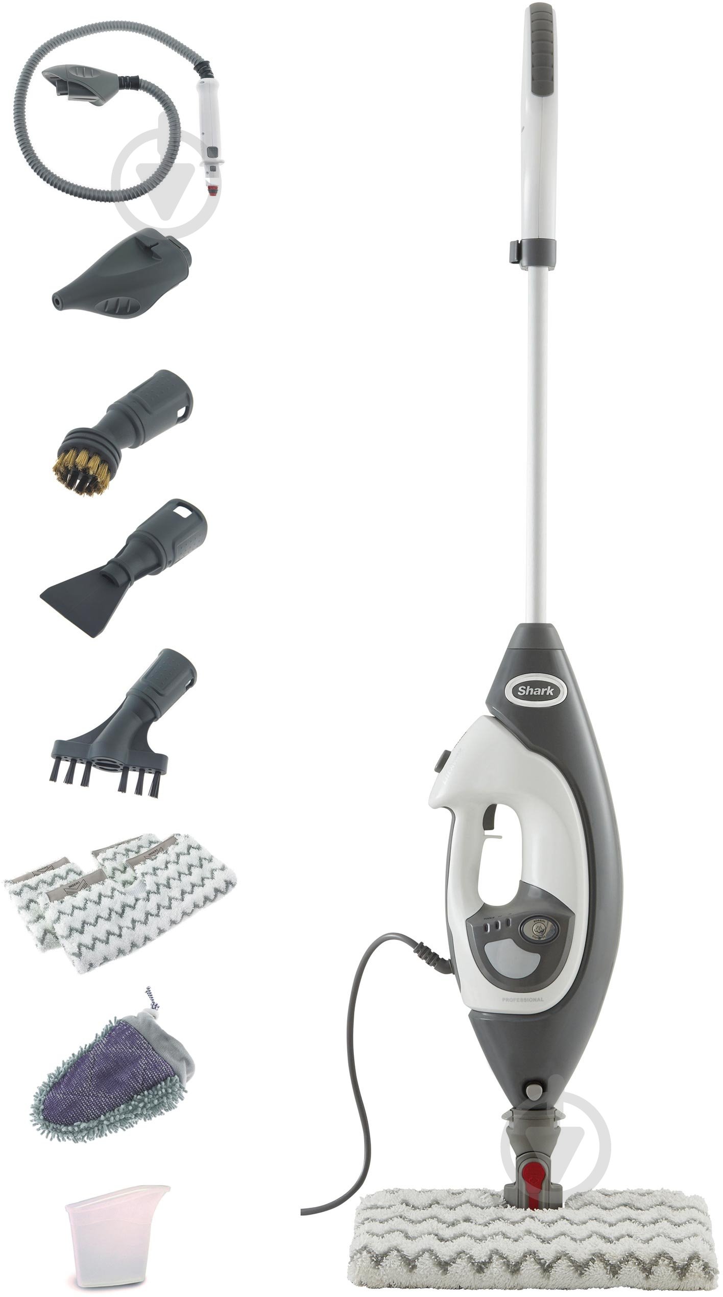 Парова швабра Shark S6005EU Klik n’ Flip Floor & Handheld Steam Cleaner S6005EU - фото 1
