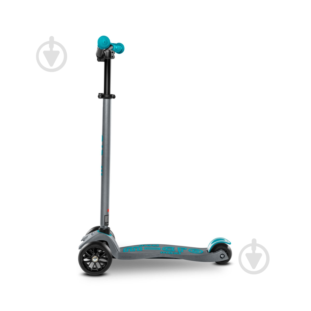 Самокат Micro Maxi PRO Deluxe аква серый MMD088 - фото 2
