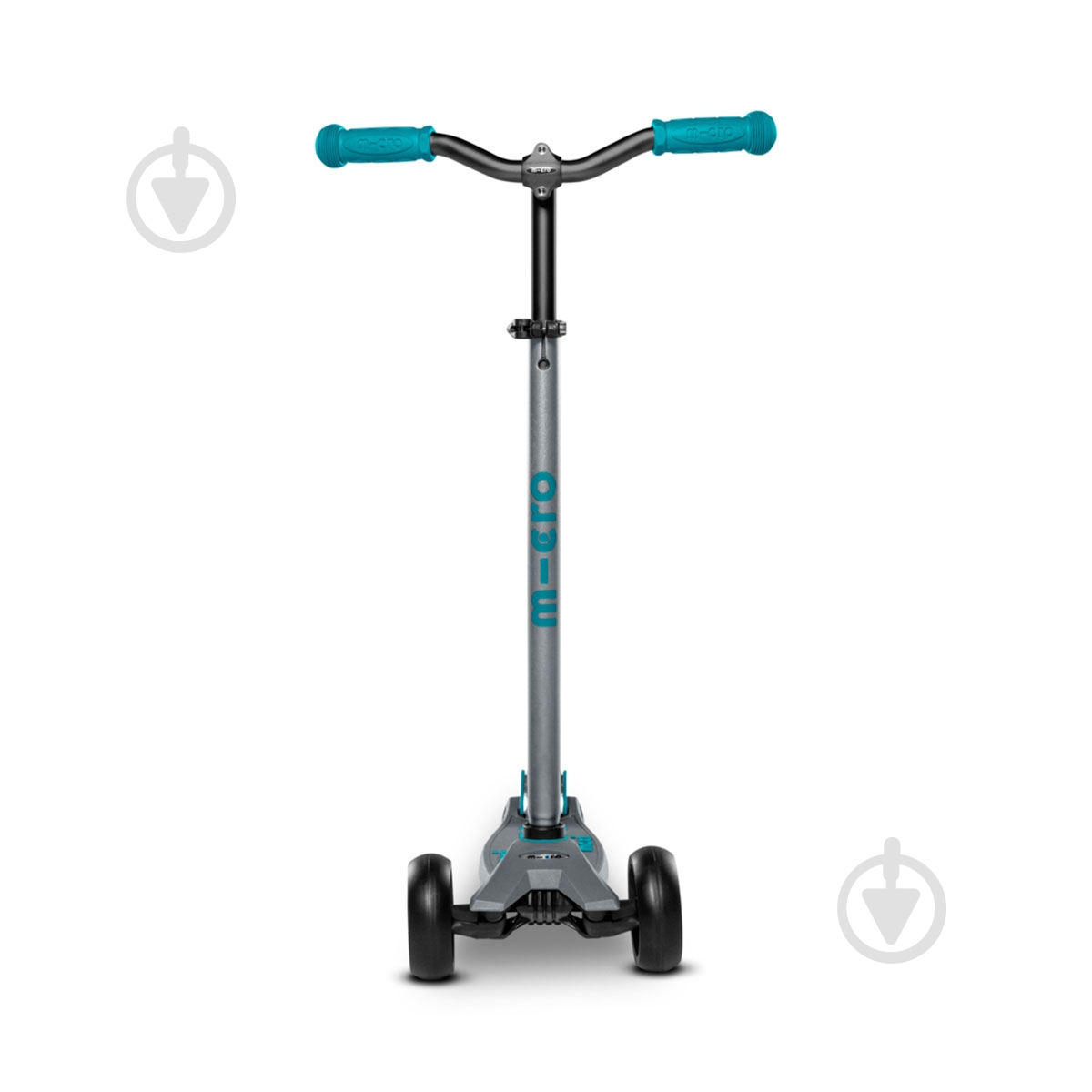 Самокат Micro Maxi PRO Deluxe аква серый MMD088 - фото 5