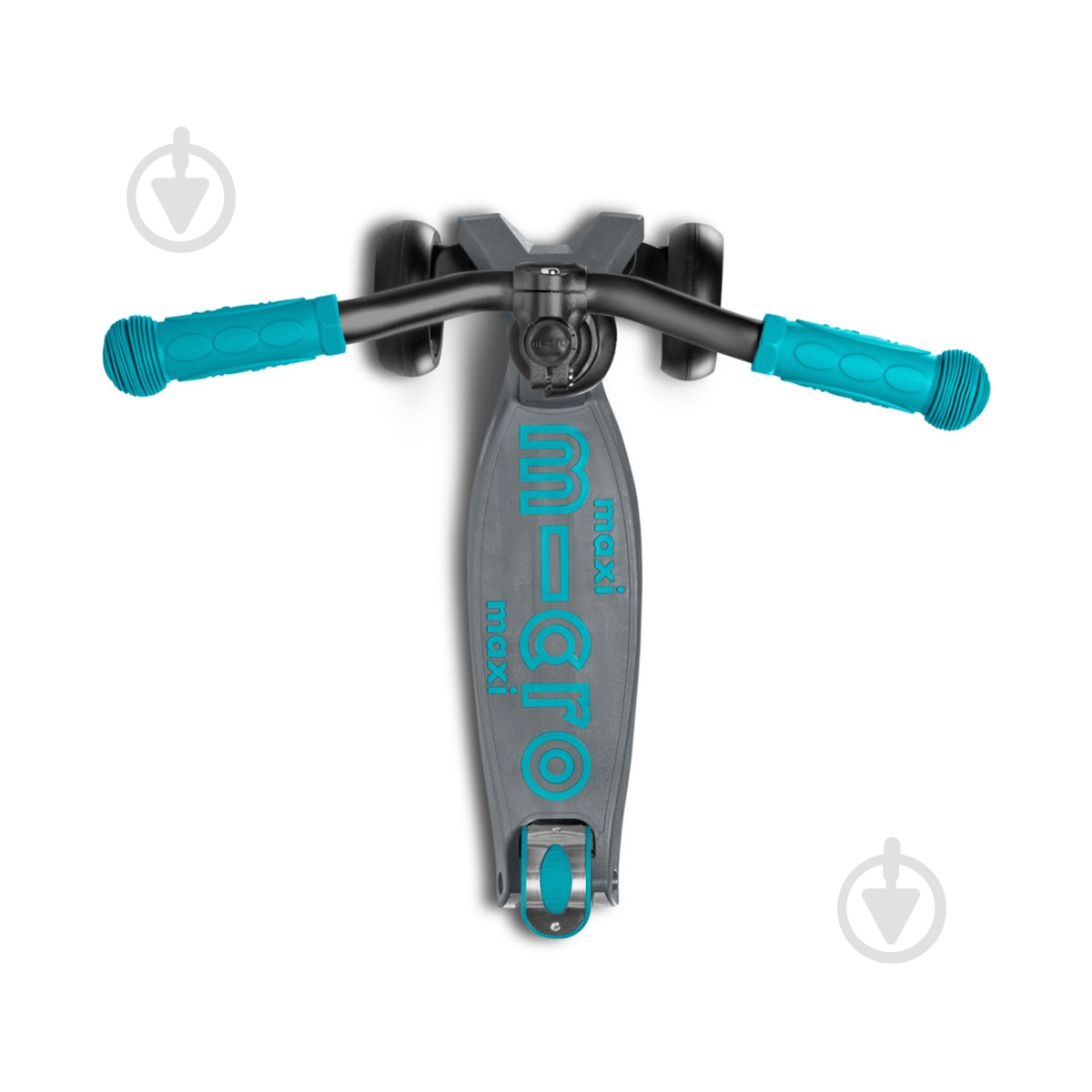 Самокат Micro Maxi PRO Deluxe аква серый MMD088 - фото 6