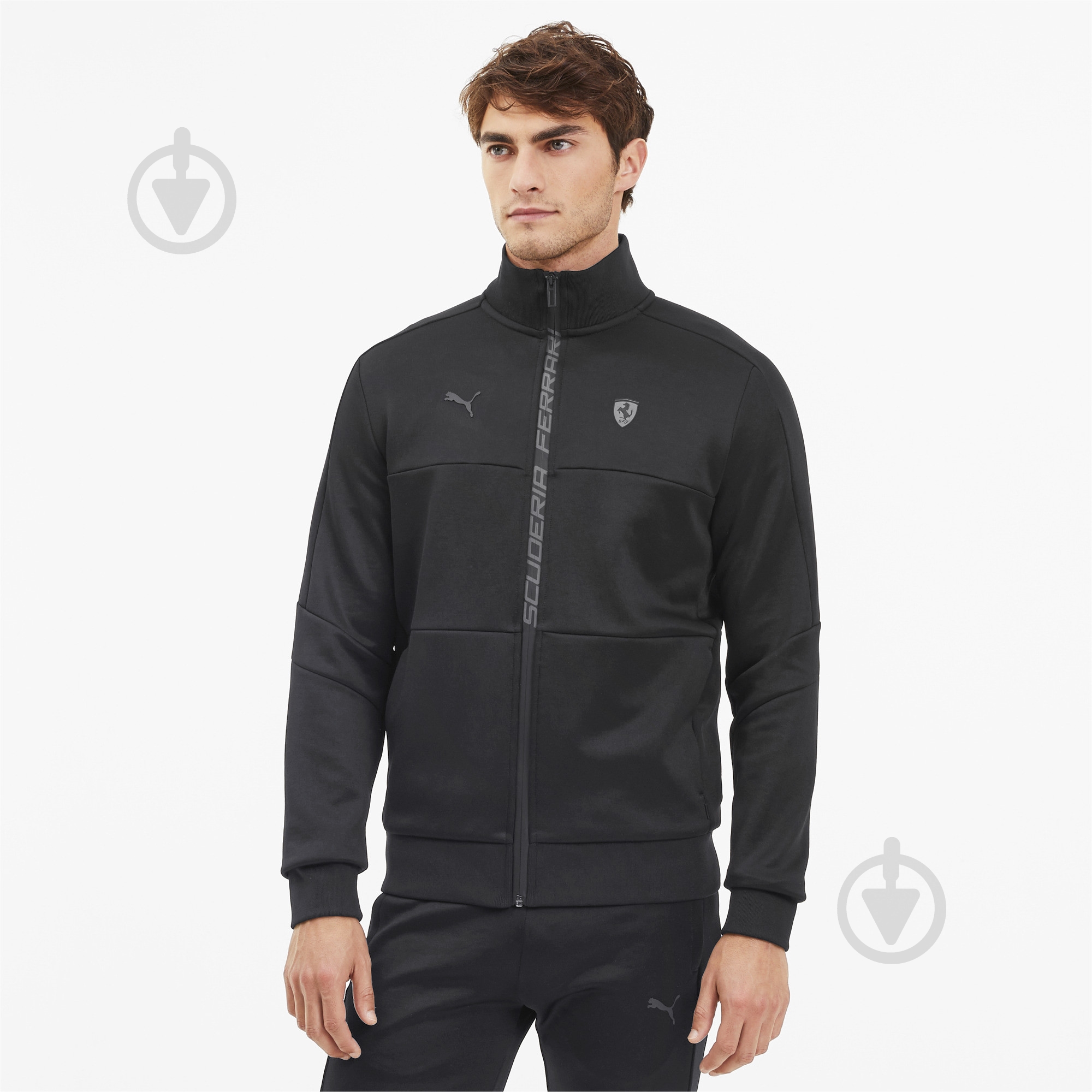 Джемпер Puma Ferrari T7 Track Jacket 59612801 р. S чорний - фото 1