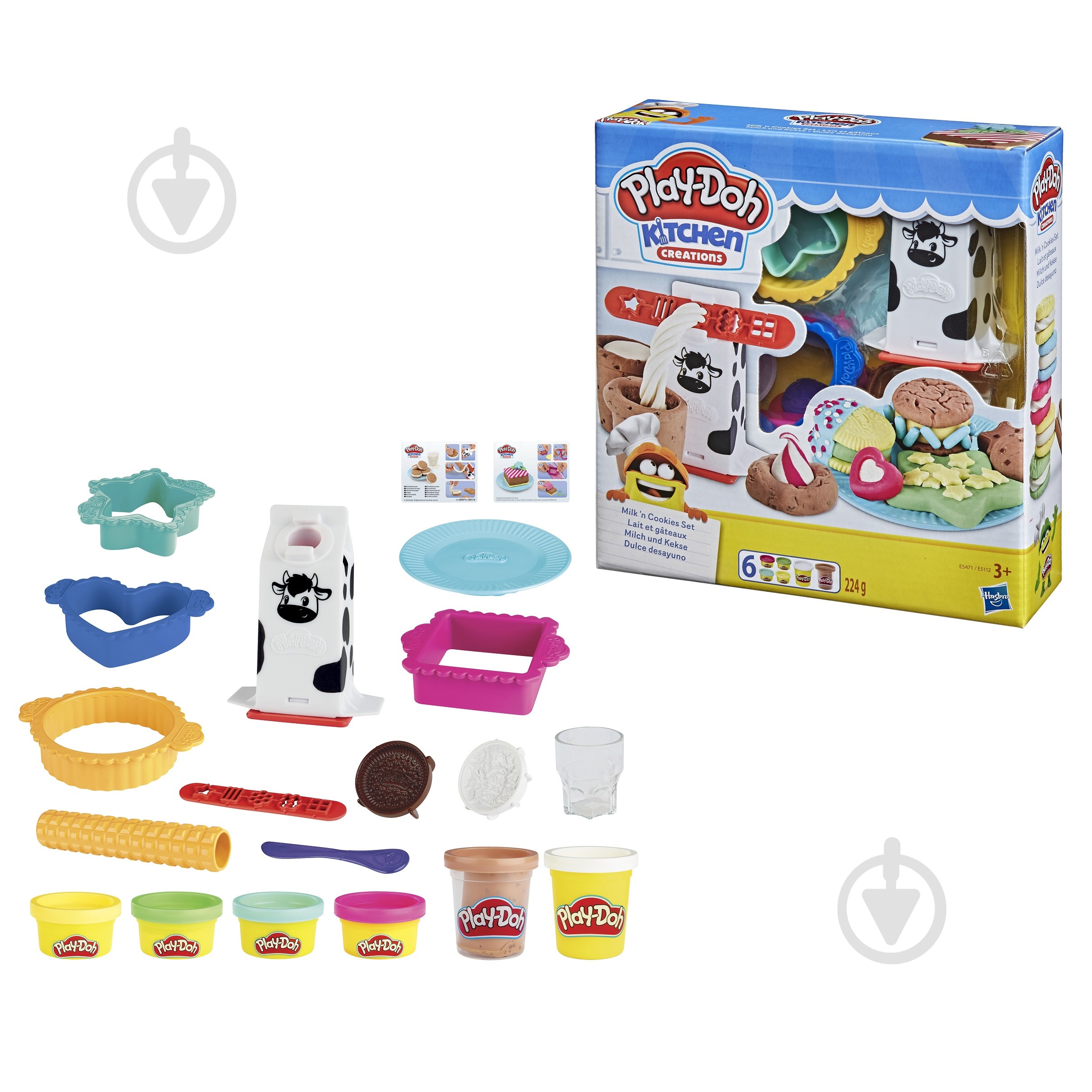 Набір для творчості Play-Doh Смішні закуски в асортименті E5112 - фото 1