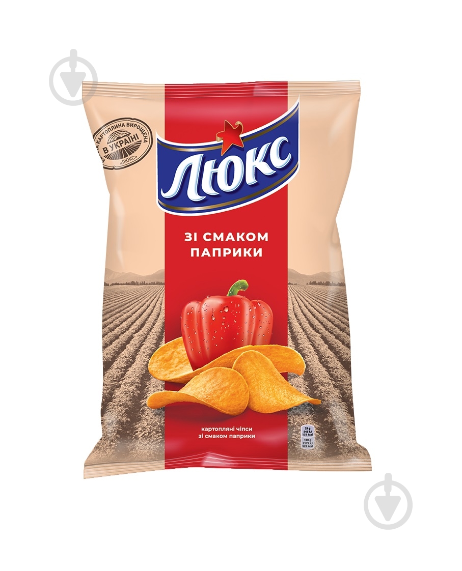 Чипсы Люкс Паприка 71 г - фото 1 Чипсы Люкс Паприка 71 г - фото 1