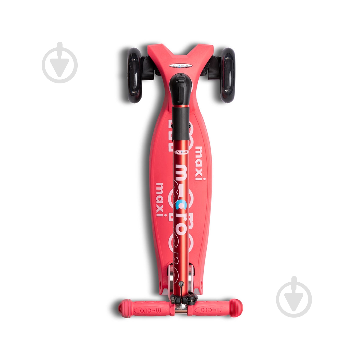 Самокат Micro Maxi Deluxe Foldable LED коралловый MMD093 - фото 2 Самокат Micro Maxi Deluxe Foldable LED коралловый MMD093 - фото 2