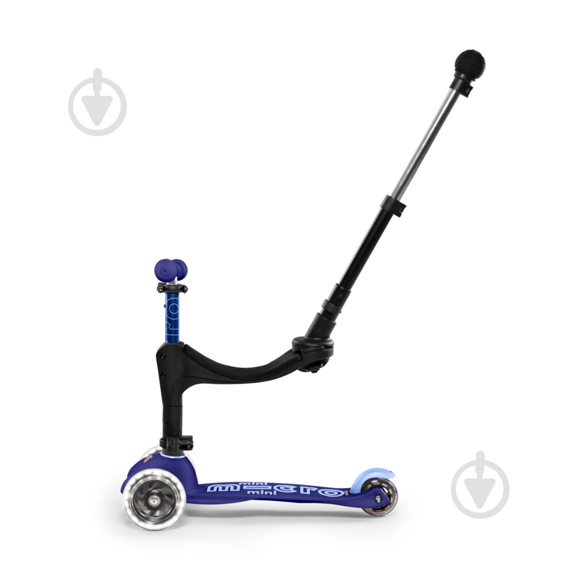 Самокат Micro Mini 3in1 Deluxe Plus LED синий MMD145 - фото 2