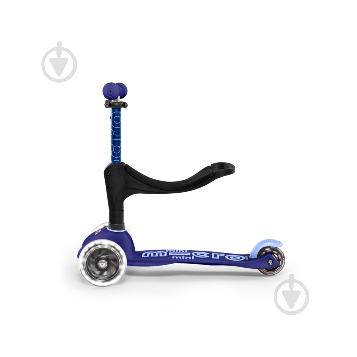 Самокат Micro Mini 3in1 Deluxe Plus LED синий MMD145 - фото 3